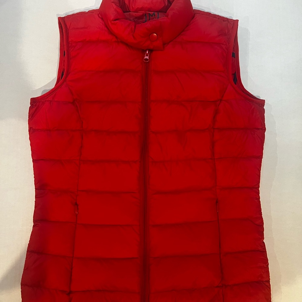 J. Mclaughlin Red Down Packable Down Vest - image 8